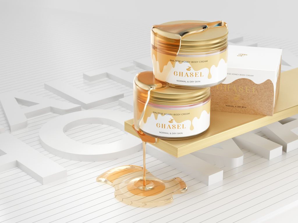 Body cream with Maltese honey